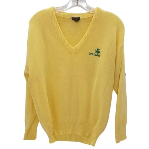 Vintage Blarney‎ Castle V-Neck Sweater - Picture 1 of 4